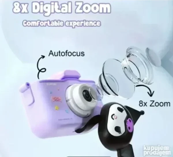 Kuromi Dečiji Fotoaparat sa Igrama