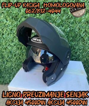 Kaciga FLIP UP za motor