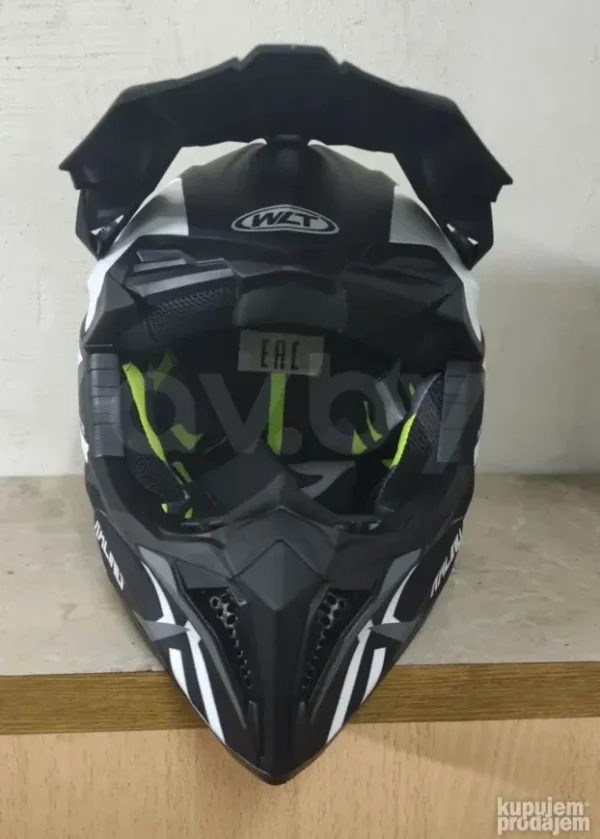 Moto Cross Kaciga Crna