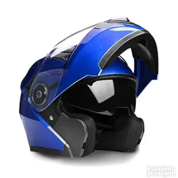 Kaciga za motor Flip Up Astral plava