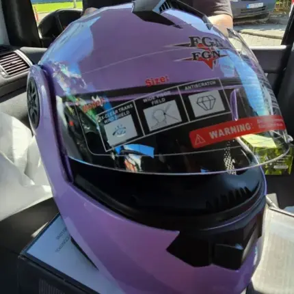 Flip Up Kaciga za Motor Baby Ljubičasta