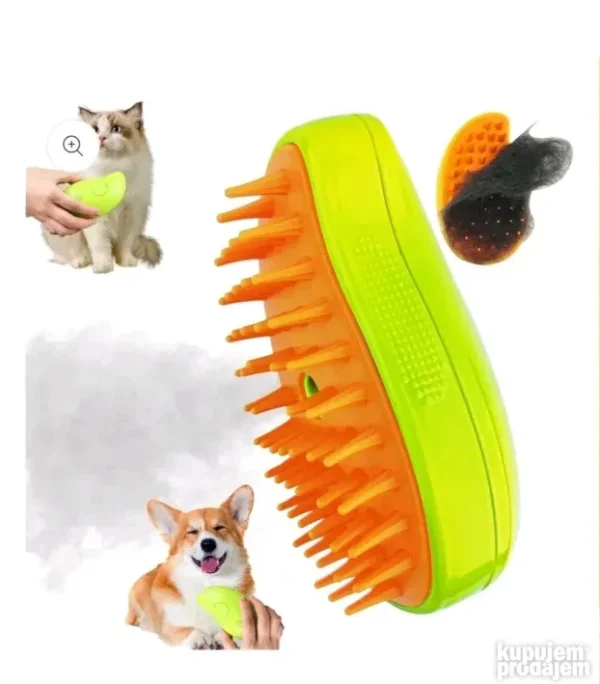 Četka za kućne ljubimce na paru