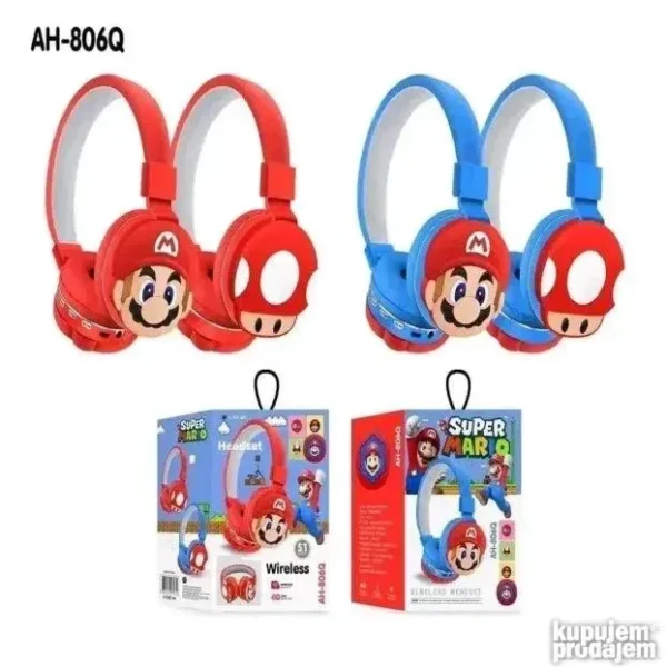 Bluetooth slušalice Super Mario