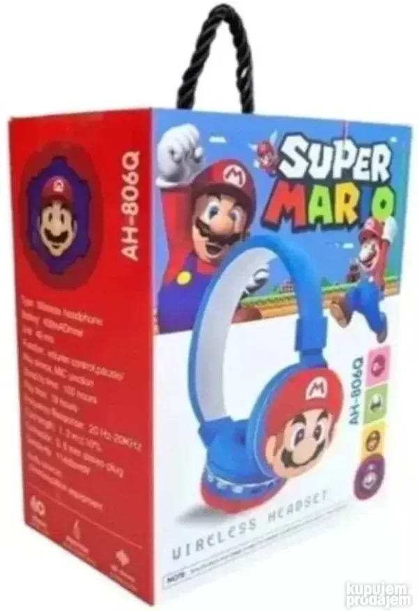 Bluetooth slušalice Super Mario