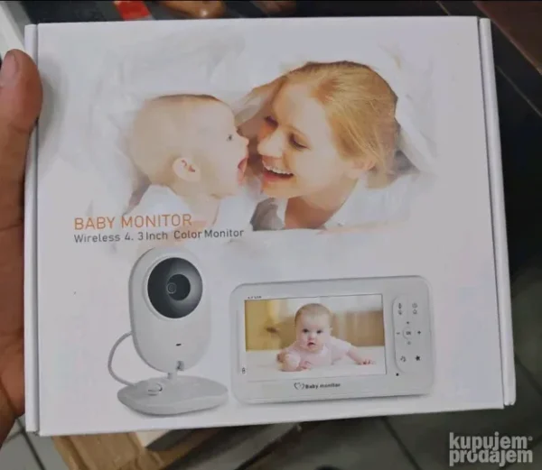 Bebi monitor sa kamerom i termometrom