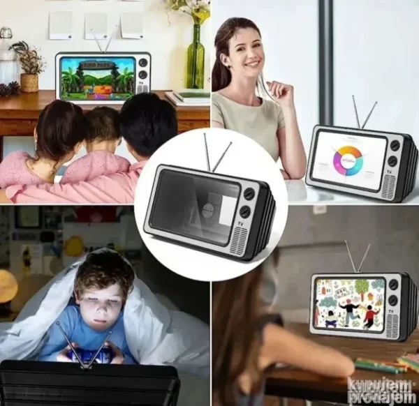 Retro TV lupa za telefon