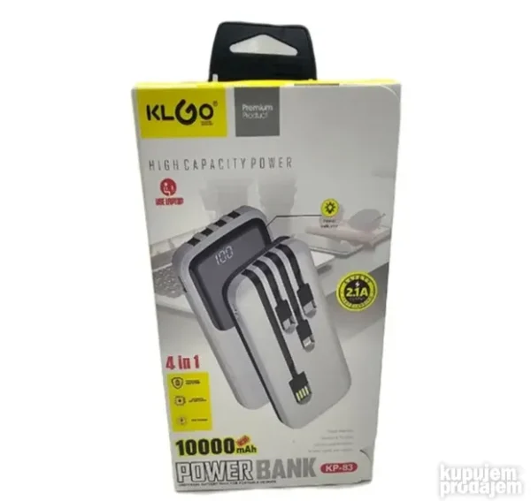 Power Bank 4u1 10000mAh