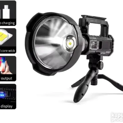 Punjiva baterijska lampa 150W sa postoljem