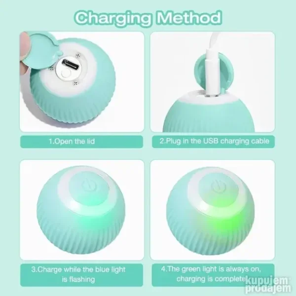 Pametna interaktivna loptica za pse i mačke