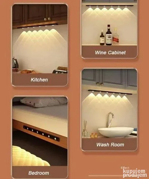 LED svetlo sa senzorom pokreta | USB punjivo 60/80 cm