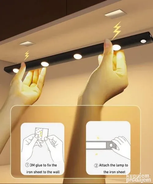 LED svetlo sa senzorom pokreta | USB punjivo 60/80 cm