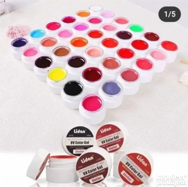 Gelovi za nokte – set od 36 različitih boja | 5ml profesionalni