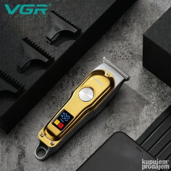 VGR trimer za kosu i bradu | Digitalni displej + 600mAh baterija