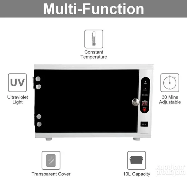 UV sterilizator sa digitalnim tajmerom | Profesionalna dezinfekcija