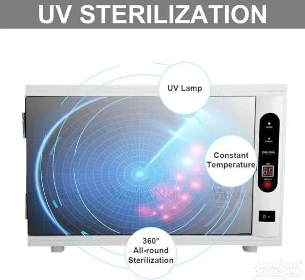 UV sterilizator sa digitalnim tajmerom | Profesionalna dezinfekcija