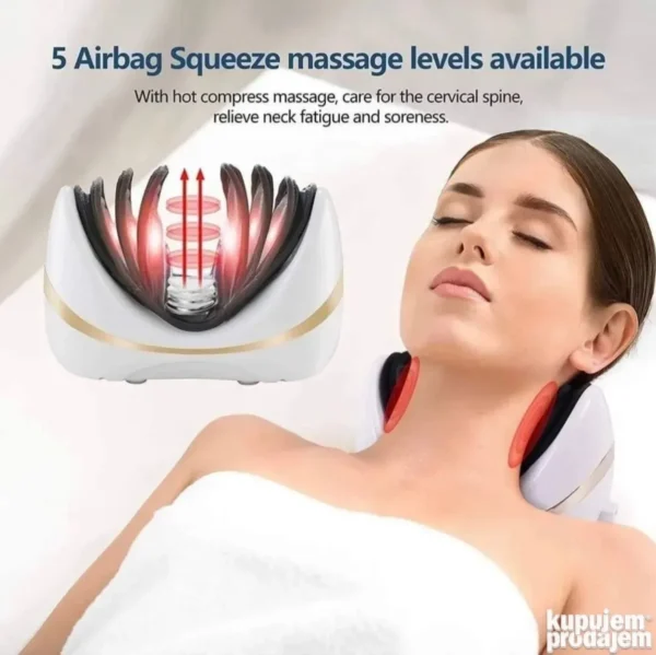 Masažer jastuk za vrat i glavu | Masaža vrata, nogu i celog tela