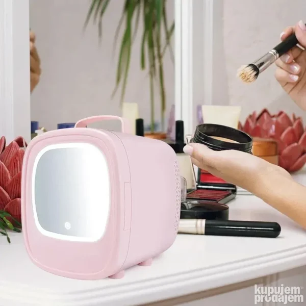 Kozmetički frižider za lepotu sa LED svetlom | 6L mini beauty fridge