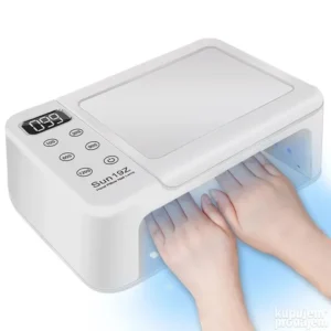 Profesionalna UV LED lampa Sun 19z sa 63 LED dioda, elegantnim dizajnom i prostranom kabinom za sušenje noktiju.