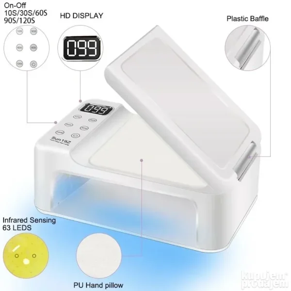 Profesionalna UV LED lampa za nokte | Sun LED dioda