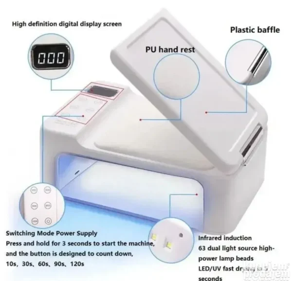 Profesionalna UV LED lampa za nokte | Sun LED dioda