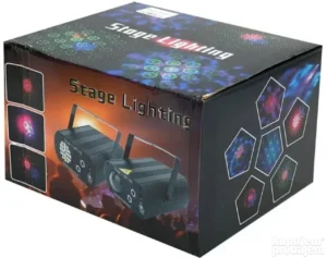 Laserski projektor sa RGB LED efektima i daljinskim upravljačem – Lux Shop