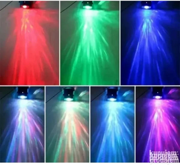 Laserski projektor sa RGB LED efektima i daljinskim upravljačem