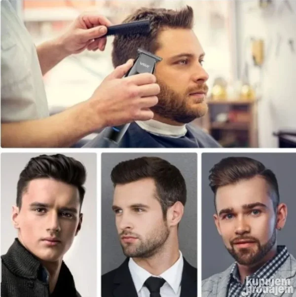 VGR V-070 trimer za kosu | Turbo režim + 5 nastavaka