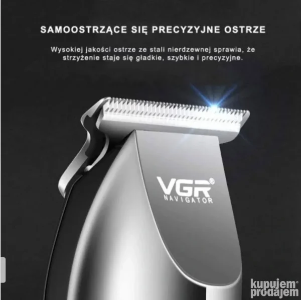 VGR V-070 trimer za kosu | Turbo režim + 5 nastavaka
