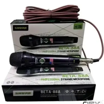 SHURE Beta 88A profesionalni dinamički superkardioidni mikrofon, robustan i optimizovan za vokalnu upotrebu.