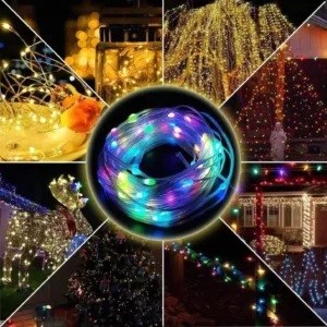 Novogodišnje LED sijalice šarene i žute u dužinama 20m do 100m – Lux Shop