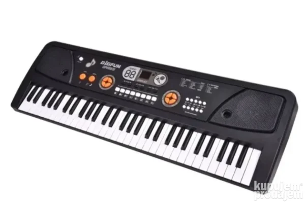 Veliki sintisajzer BigFun 61 dirka + mikrofon i USB elektronski klavir