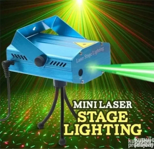 Laser projektor za žurke | Crveno-zeleni disko efekat