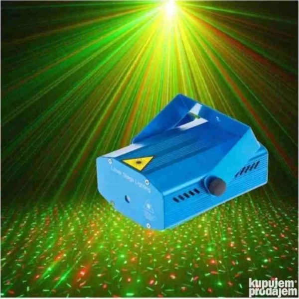 Laser projektor za žurke | Crveno-zeleni disko efekat
