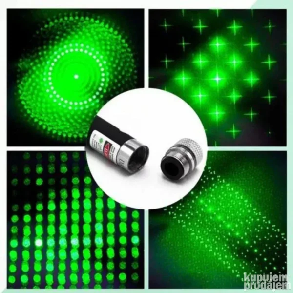 Ultra jak zeleni laser SD serije | 1000 mW + zvezdano nebo