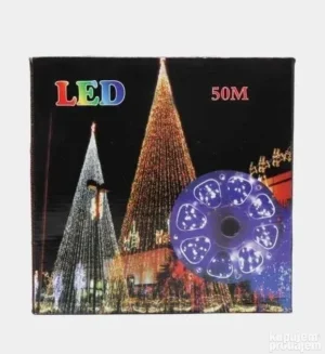 Novogodišnje LED lampice 50m za jelku i prazničnu dekoraciju – Lux Shop