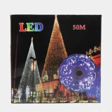 Novogodišnje LED lampice 50m za jelku i prazničnu dekoraciju – Lux Shop