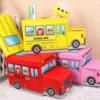 Dečiji tabure sa korpom za igračke | 2u1 kutija + sedište (Autobus)