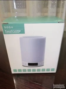 RGB lampa Bluetooth zvučnik sa satom | Model S66+