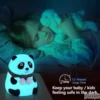 Silikonska noćna LED lampa sa daljinskim | Panda lampa za decu