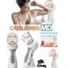 Vakuumski masažer Celluless MD sa nastavcima, prikazan u upotrebi na području nogu za smanjenje celulita.