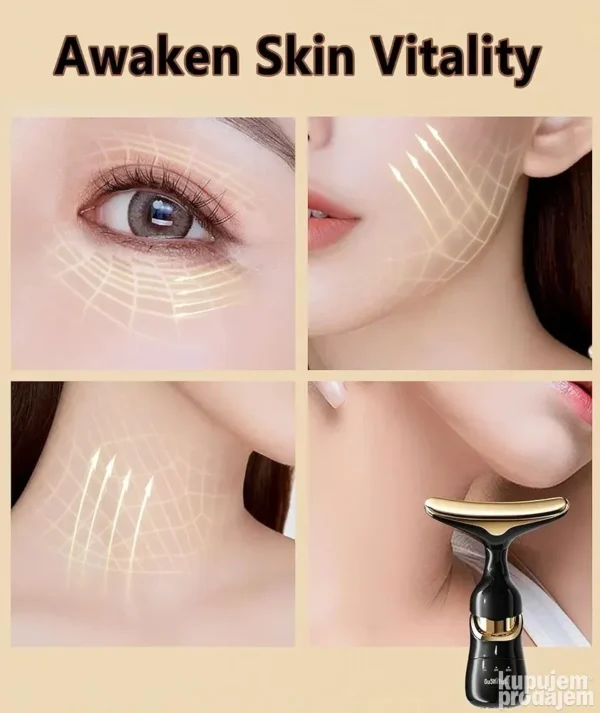 Aparat protiv bora 3u1 | Masažer za lice i oči