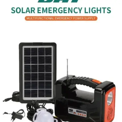 Solarni Sistem Akumulator | 3 Sijalice, USB, Radio, BT