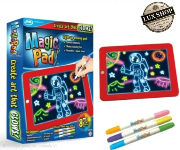 big-161989556-694991e04c27b4-41965866b949683a-8532-4 Magična Svetleća Tabla za Crtanje za Decu | Edukativni Magic Pad