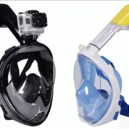 Profesionalna Maska za Ronjenje sa Disaljkom i GoPro Držačem