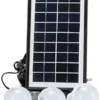 Solarni sistem za osvetljenje i punjenje | 3 LED sijalice, USB