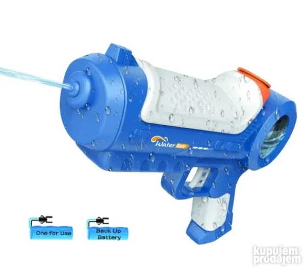 Električni Pištolj na Vodu, Domet 10m, Punjiva Baterija