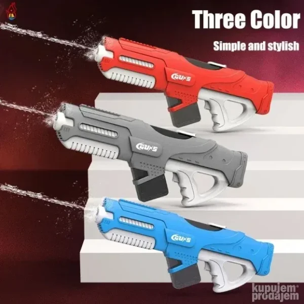 Električna puška na vodu Blaster Ajkula, Domet 12m