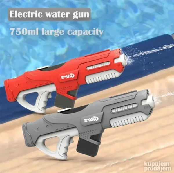 Električna puška na vodu Blaster Ajkula, Domet 12m