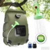 Solarni Tuš za Kampovanje 20L | Prenosivi | Izdržljiv