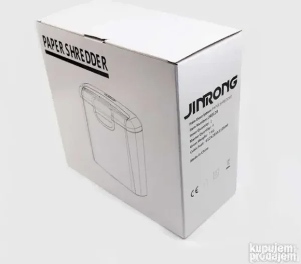 Šreder za papir JINRONG JR0128: Uništite dokumenta brzo i sigurno